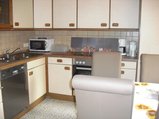 K&uuml;che der Ferienwohnung 2